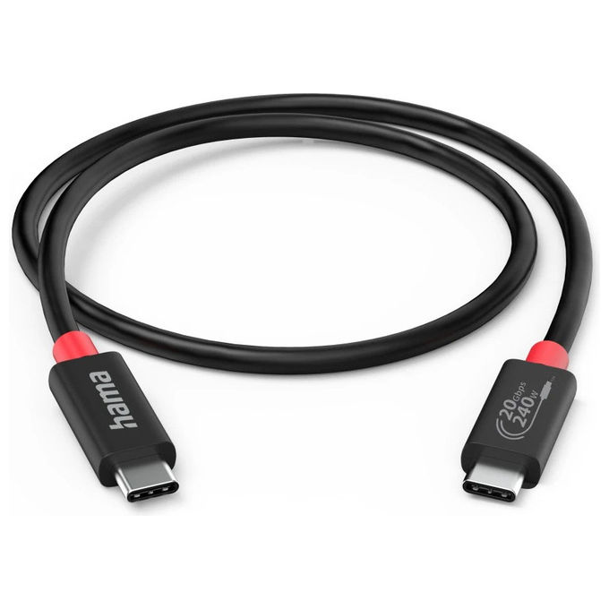 Cavo USB C 240W USB4 Black 2m 00200788