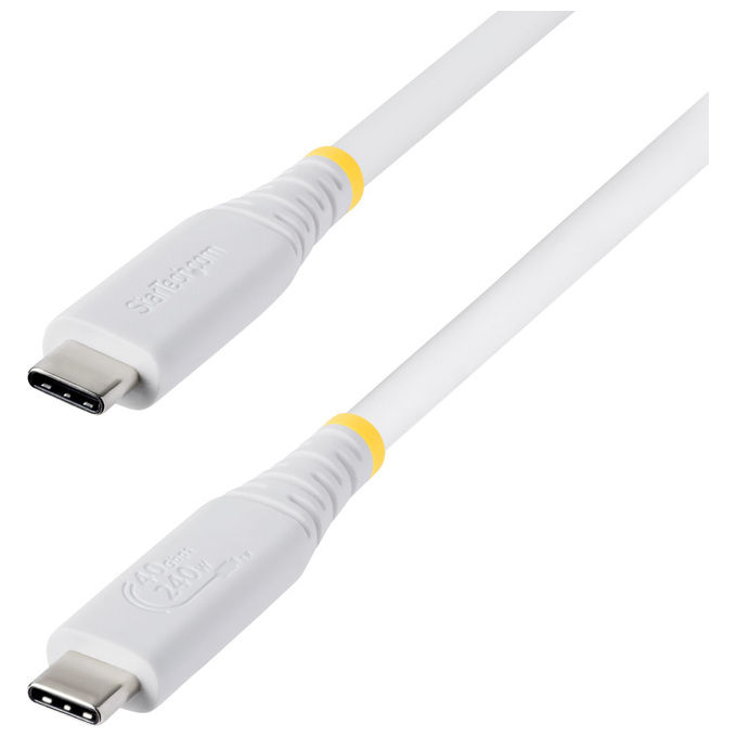 Cavo USB C USB4 240W White 0,5m CC50CM40GUSB4TPW