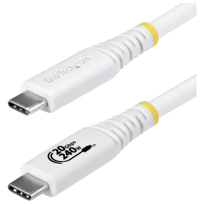 Cavo USB C USB4 White 2m CC2M20GUSB4TPW