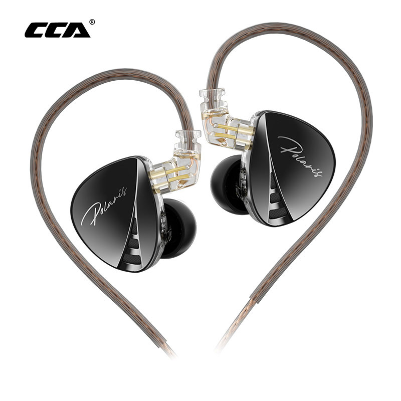 CCA Polaris Driver dinamico a doppia cavità Hifi con cancellazione del rumore In Ear Monitor Auricolare HiFi che astonnisce suono puro e naturale