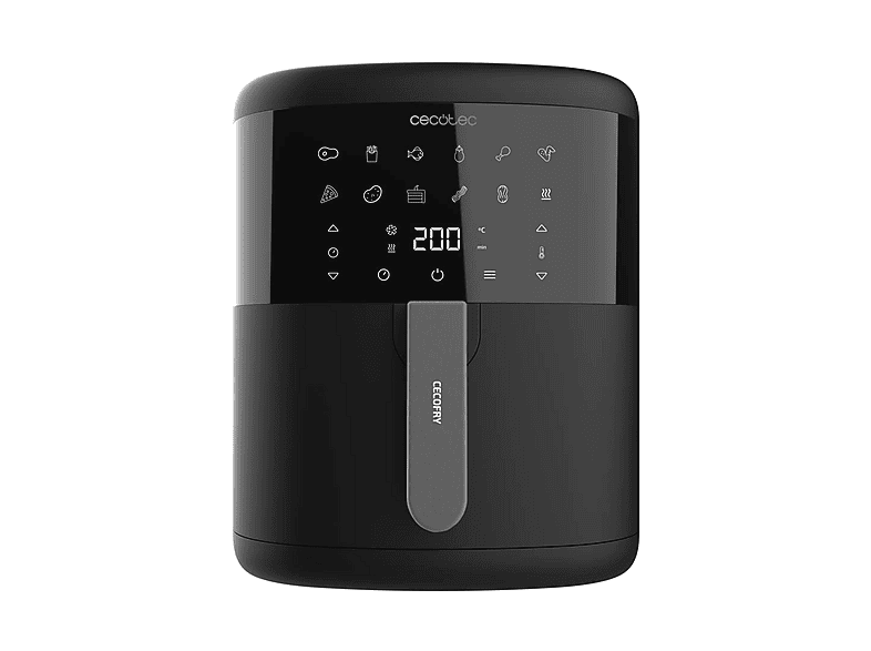 CECOTEC Cecofry Bombastik 6000 FRIGGITRICE AD ARIA, capacità 6 l, Max potenza 1700 W, Black