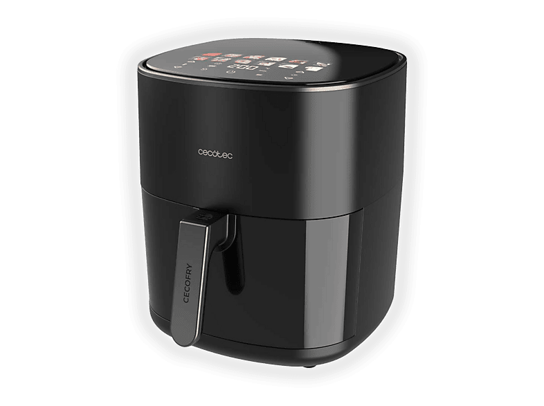 CECOTEC Cecofry&GrillDuoheat6500 FRIGGITRICE AD ARIA, capacità 6,5 l, Max potenza 2200 W, Black