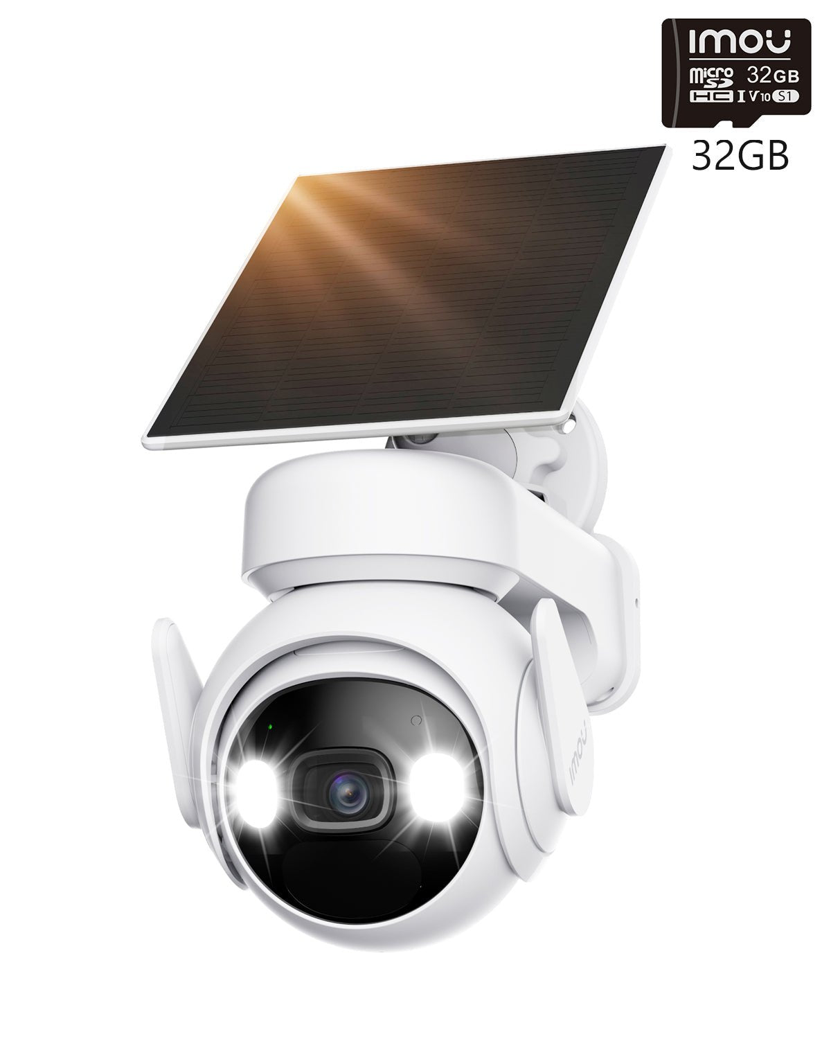 Cell PT/ PT 2C 360° PTZ 5MP 3K 3MP 2K 100% senza fili, 3MP 2K con pannello solare (15000 mAh) / + 32GB Memory Card
