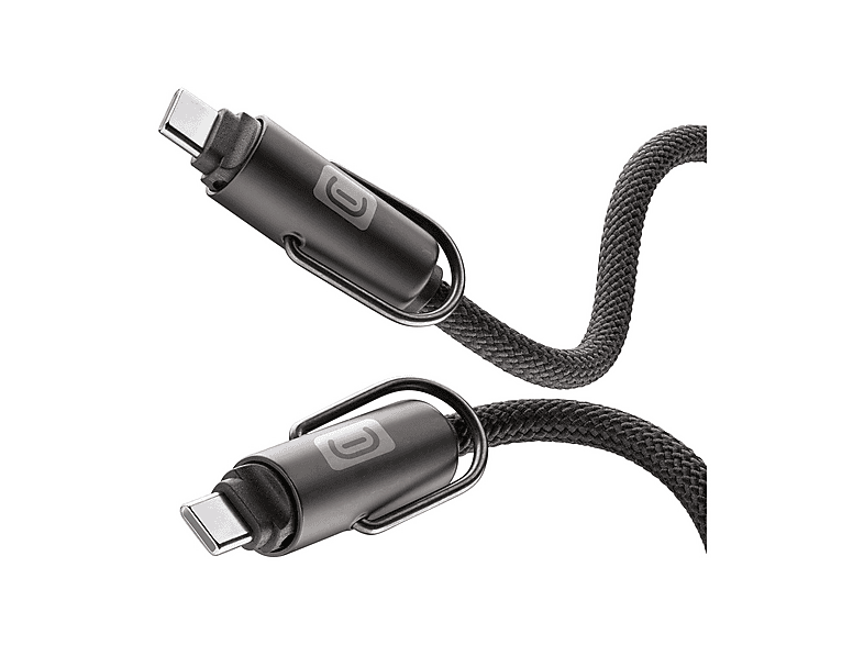 CELLULARLINE Lace – Cavo USB-C con collana porta smartphone Nero CELLULARLINE Lace – Cavo USB-C con collana porta smartphone Nero