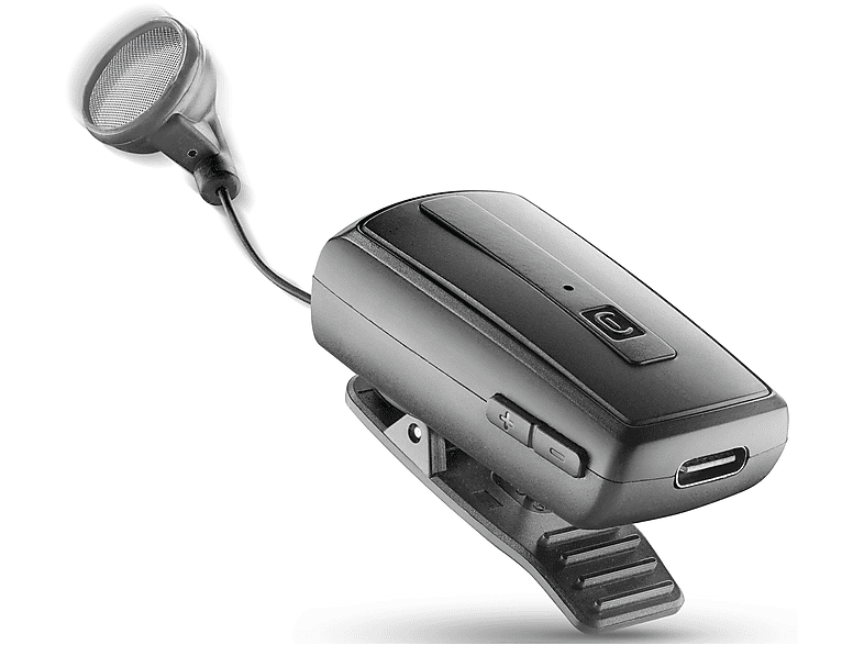 CELLULARLINE Roller Clip Classic AURICOLARI WIRELESS, Nero
