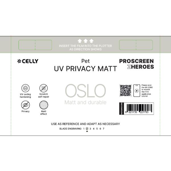 Celly 5 Pz Pro Uv Privacy Matt PROFILMPRO5UVPM