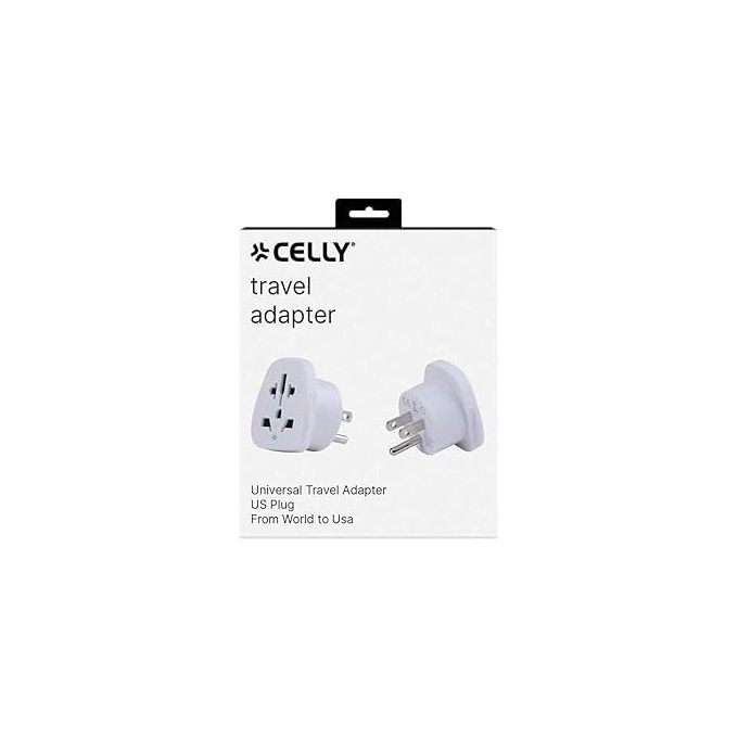 Celly Adattatore Universale da Viaggio con Spina Inglese