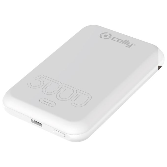 Celly - Batteria Portatile Gr Pbk 5000 Evo-bianco
