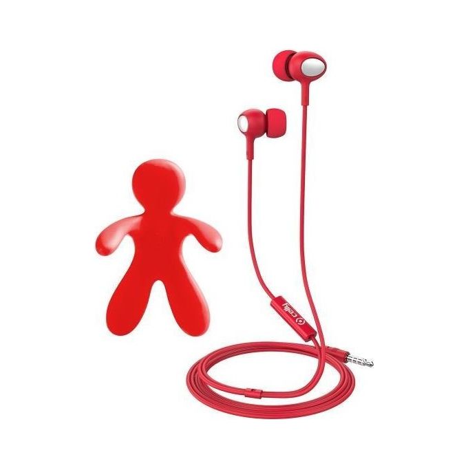 Celly Bundle Cesare Augusto Auricolari e Profumatore Rosso Celly Bundle Cesare Augusto Auricolari e Profumatore Rosso