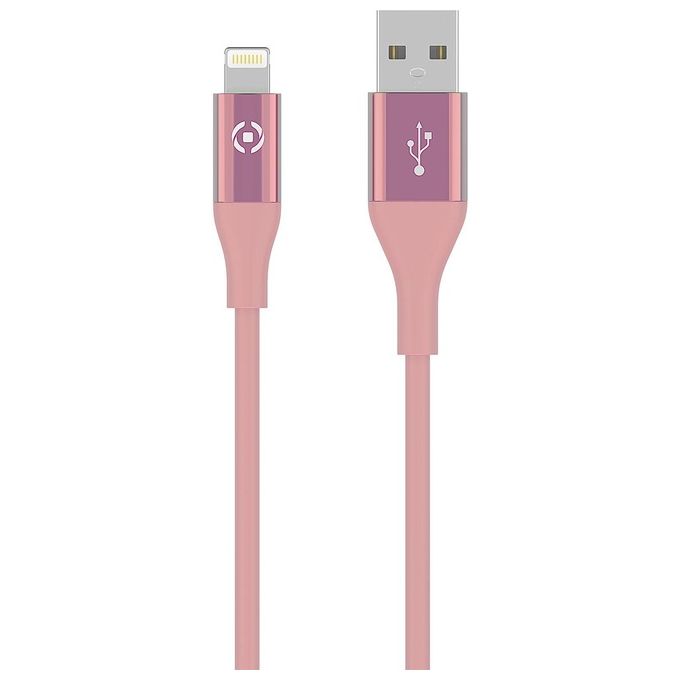 Celly Cavo Usb Lightning Color 3mt Rosa Celly Cavo Usb Lightning Color 3mt Rosa