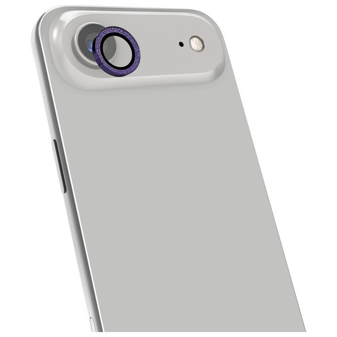 Celly COLGLICAM1153VL Protezione per Obiettivo della Fotocamera per iPhone 17 Air Vetro Temperato Metallo colore Viola Celly COLGLICAM1153VL Protezione per Obiettivo della Fotocamera per iPhone 17 Air Vetro Temperato Metallo colore Viola