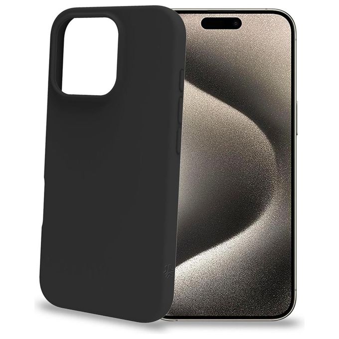 Celly Cromo Cover per iPhone 16 Pro Nero Celly Cromo Cover per iPhone 16 Pro Nero