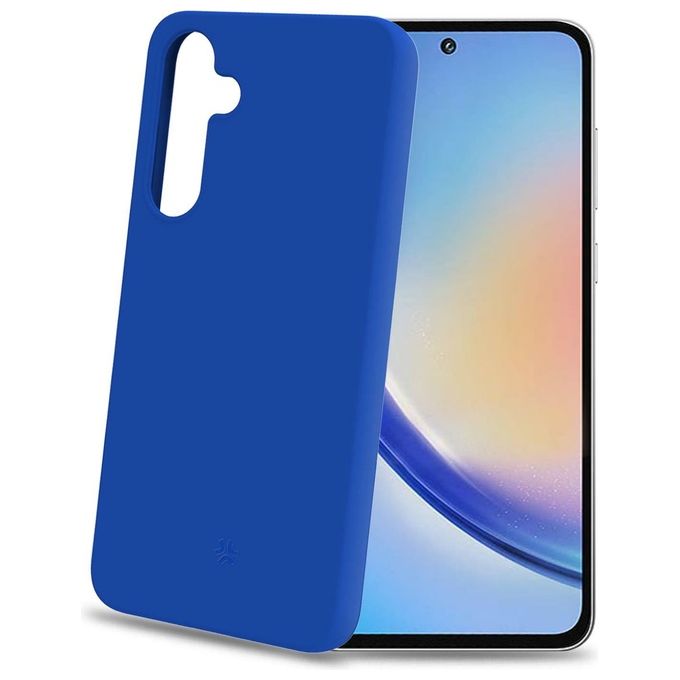 Celly Cromo Cover per Samsung Galaxy A55 5G Blue Celly Cromo Cover per Samsung Galaxy A55 5G Blue