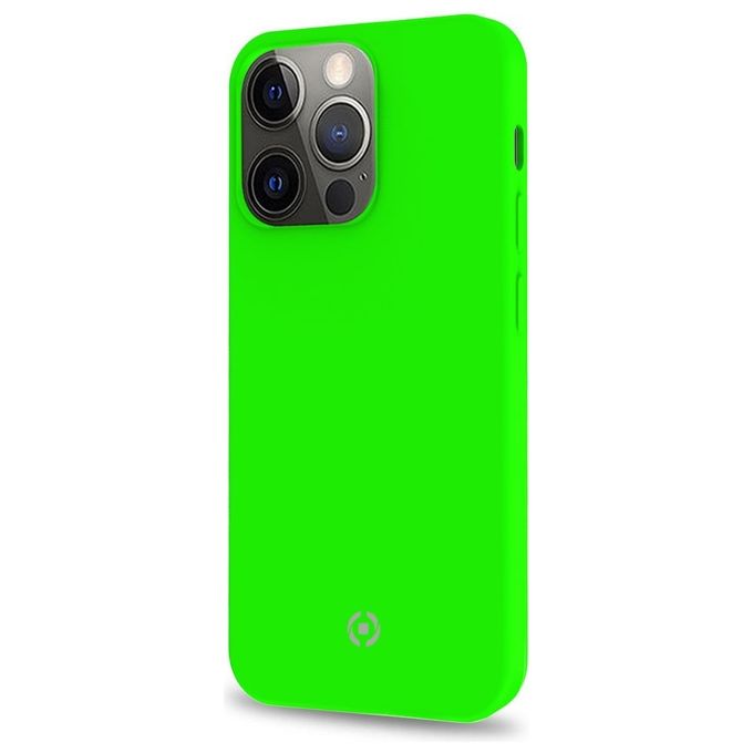 Celly Cromo Fluo Cover per iPhone 13 Pro Verde Celly Cromo Fluo Cover per iPhone 13 Pro Verde