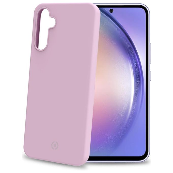 Celly CROMO1037PK Cromo Cover per Samsung Galaxy A54 5G TPU Antiurto Antigraffio colore Rosa