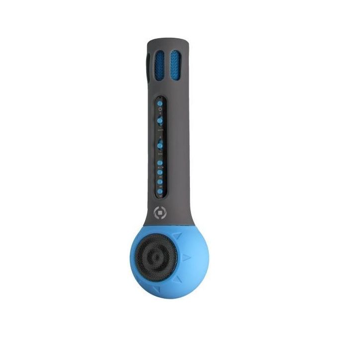 Celly FESTIVALLB Microfono Speaker Karaoke Portatile Wireless 3 W Bluetooth Silicone colore Blu Celly FESTIVALLB Microfono Speaker Karaoke Portatile Wireless 3 W Bluetooth Silicone colore Blu
