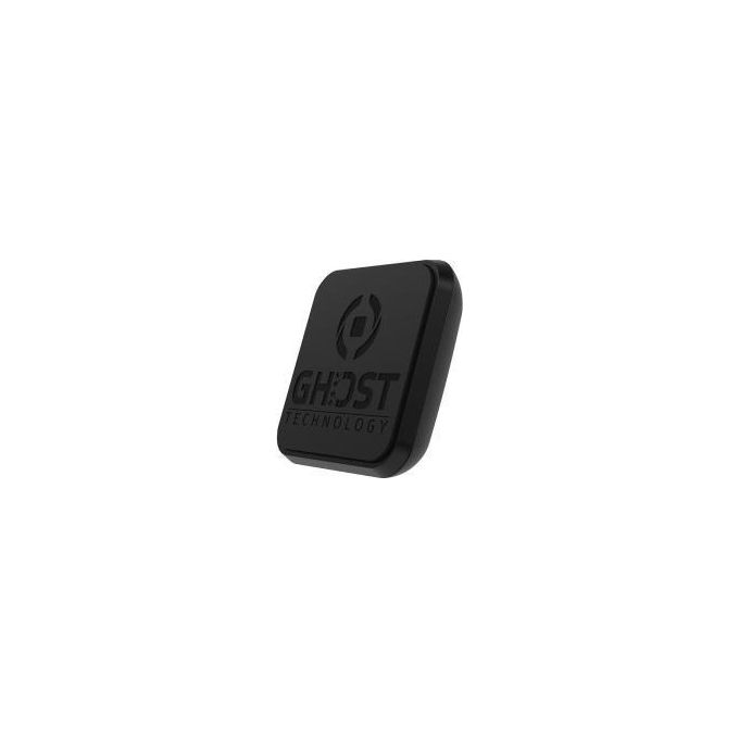 Celly GHOSTFIX Supporto Magnetico Adesivo per Auto Smartphone Universale Girevole 360° colore Nero