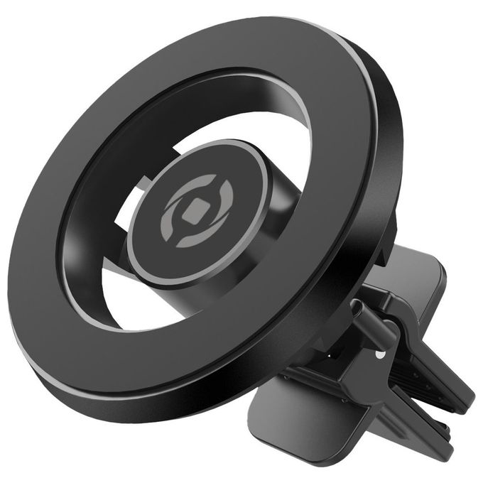Celly GHOSTMAGBK Ghost Super Mag Supporto Magnetico Auto MagSafe iPhone 12 13 SE Rotazione 360° colore Nero Celly GHOSTMAGBK Ghost Super Mag Supporto Magnetico Auto MagSafe iPhone 12 13 SE Rotazione 360° colore Nero