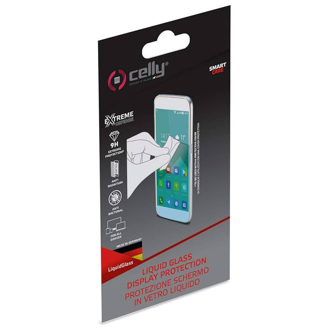 Celly GLASSKIT1151 Vetro Temperato 9H 0.3 mm con Applicatore Auto-Allineante per Apple iPhone 17 Pro