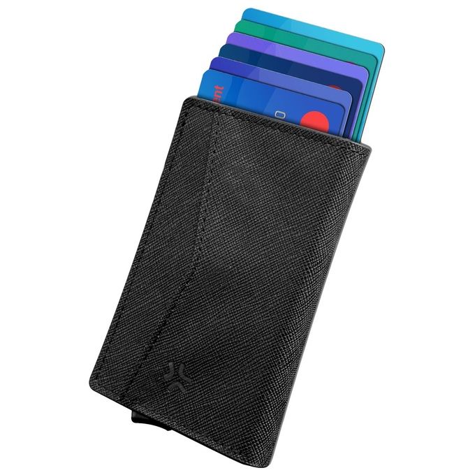 Celly MAGWALLETPTBK Pocket Wallet Portafoglio MagSafe in Similpelle fino a 9 Carte colore Nero Celly MAGWALLETPTBK Pocket Wallet Portafoglio MagSafe in Similpelle fino a 9 Carte colore Nero
