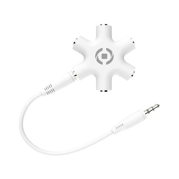 Celly - Mix5linein35wh - Mix 5 Input Jack 3.5mm-bianco