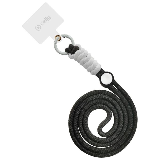 Celly Necklace Universale in Nylon Nero