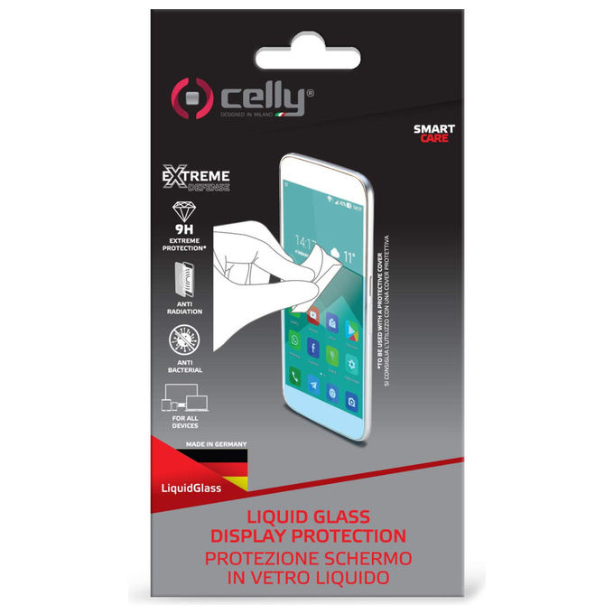 Celly pellicola protettiva opaca UV 5 pezzi universale 120x210 mm anti-impronte materiale PET PROFILMPRO5UVM