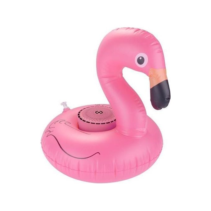 Celly POOLFLAMINGO Cassa Bluetooth Portatile 3W IPX7 Impermeabile Autonomia 3h colore Rosa
