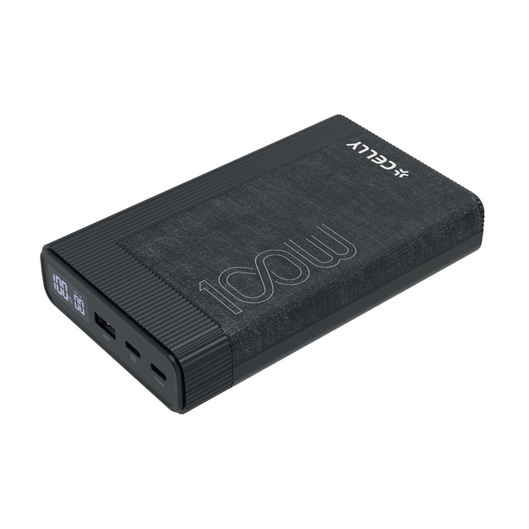Celly Power Bank PD100W 20000 Bk PBPD100W20000BK