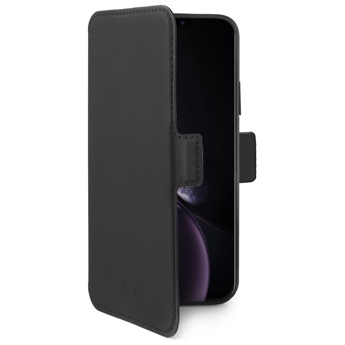 Celly PRESTIGEM998BK Prestige Custodia a Libro per Apple iPhone XR 6.1'' Similpelle Chiusura Magnetica colore Nero
