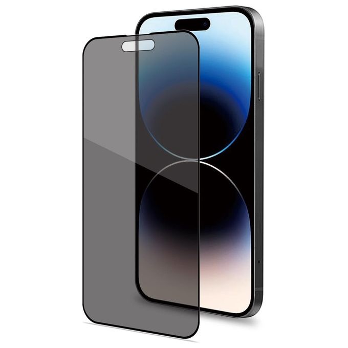 Celly PRIVACYF1054BK Privacy Full Glass Vetro Temperato Proteggi Schermo 9H per iPhone 15 Pro colore Nero