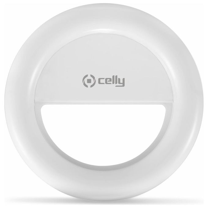 Celly Selfie Flash Light Rgb Bianco Celly Selfie Flash Light Rgb Bianco