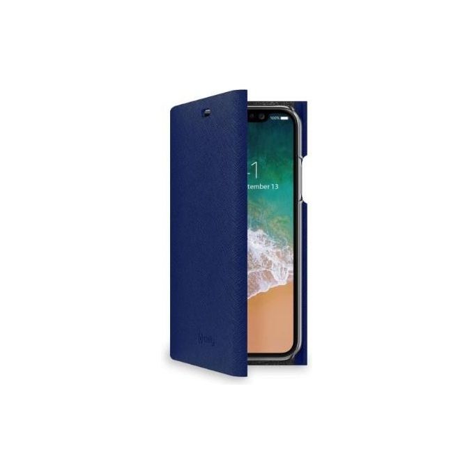 Celly Shell Cover per iPhone XS-X Blu Celly Shell Cover per iPhone XS-X Blu