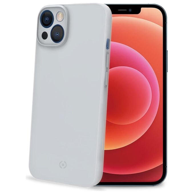 Celly Space Cover per iPhone 14 Bianco