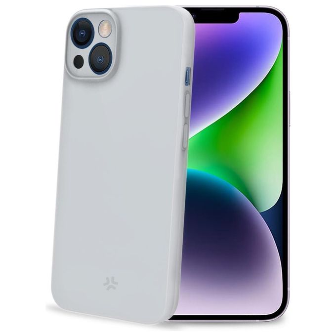 Celly Space Cover per iPhone 15 Plus Bianco Celly Space Cover per iPhone 15 Plus Bianco