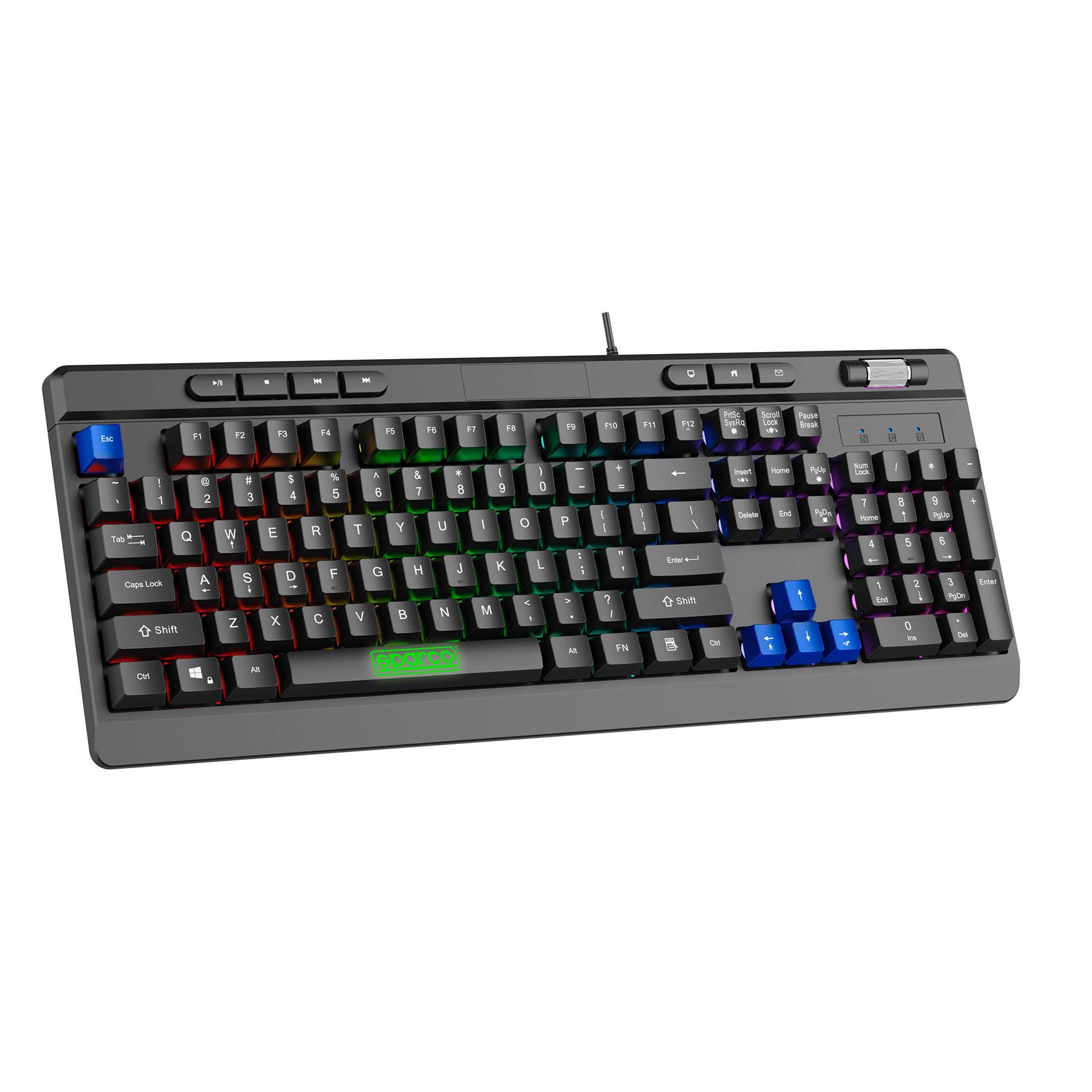 Celly Sparco Memkeybfull Stealth SPMEMKEYBOARD