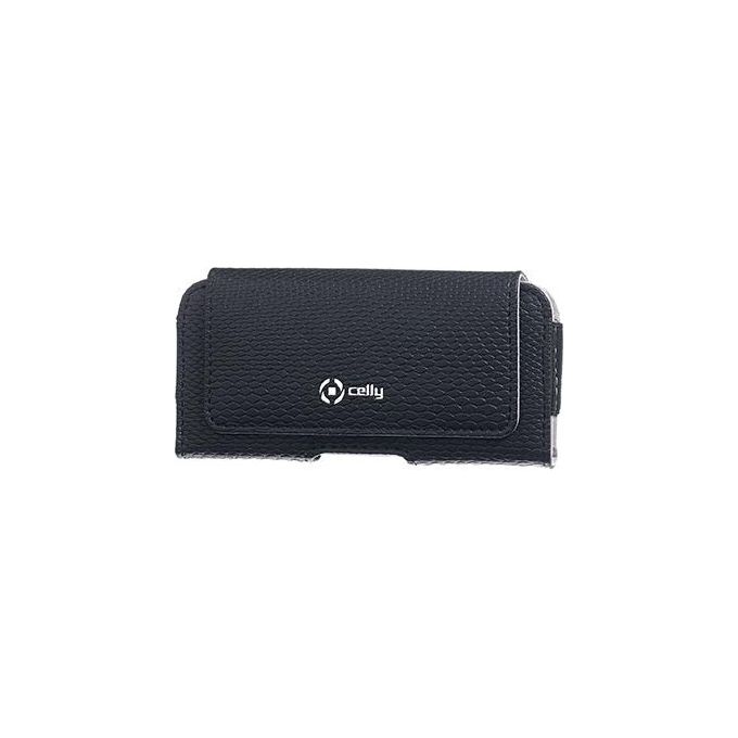 Celly Style Pochette Custodia Orizzontale Universale XL Nero Pitonato Celly Style Pochette Custodia Orizzontale Universale XL Nero Pitonato
