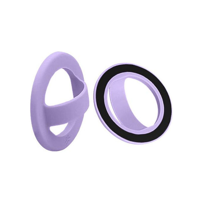 Celly, Supporto Smartphone Magnetico, Viola, Anello MagSafe, Compatibile iPhone