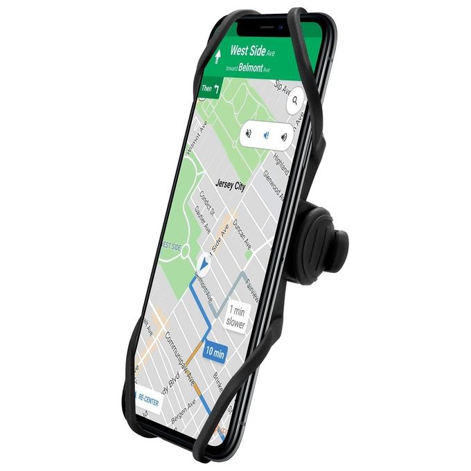 Celly Swipe Supporto per Smartphone da Bici Stem Nero