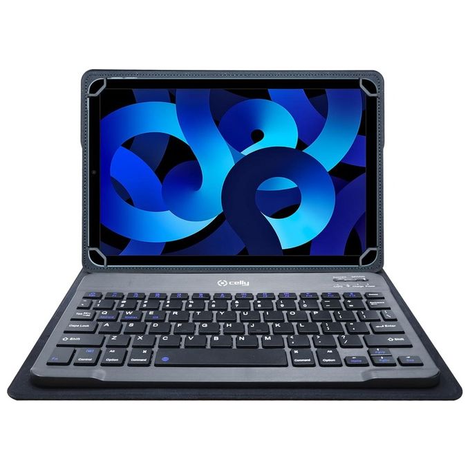 Celly UNIKEYBTAB11BK Custodia per Tablet con Tastiera Universale 9 11 Pollici colore Nero Celly UNIKEYBTAB11BK Custodia per Tablet con Tastiera Universale 9 11 Pollici colore Nero