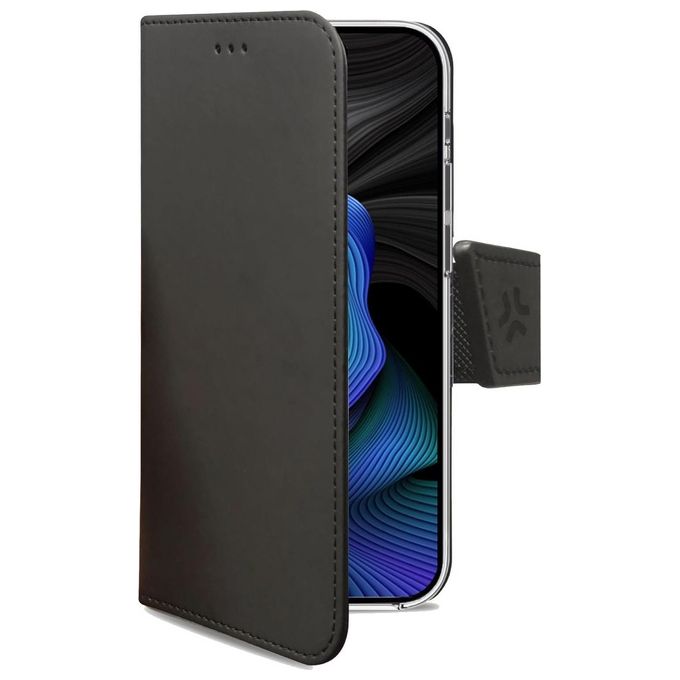 Celly WALLY1053 Wally Custodia a Borsellino per iPhone 15 Ecopelle Chiusura Magnetica 3 Tasche Funzione Stand colore Nero Celly WALLY1053 Wally Custodia a Borsellino per iPhone 15 Ecopelle Chiusura Magnetica 3 Tasche Funzione Stand colore Nero