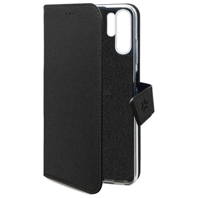 Celly WALLY1165 Custodia a libro Ecopelle Nero per Samsung Galaxy S26 Ultra 5G