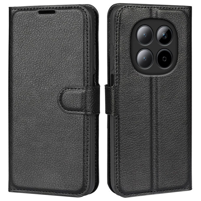 Celly WALLY1173 Custodia a Libro in Similpelle Nera con Tasche e Stand per Xiaomi Redmi Note 15 Pro+ 5G- Poco M8 Pro 5G
