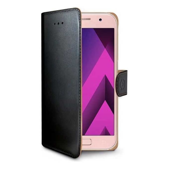 Celly WALLY643 Custodia per Samsung Galaxy A3 2017 Nero Celly WALLY643 Custodia per Samsung Galaxy A3 2017 Nero