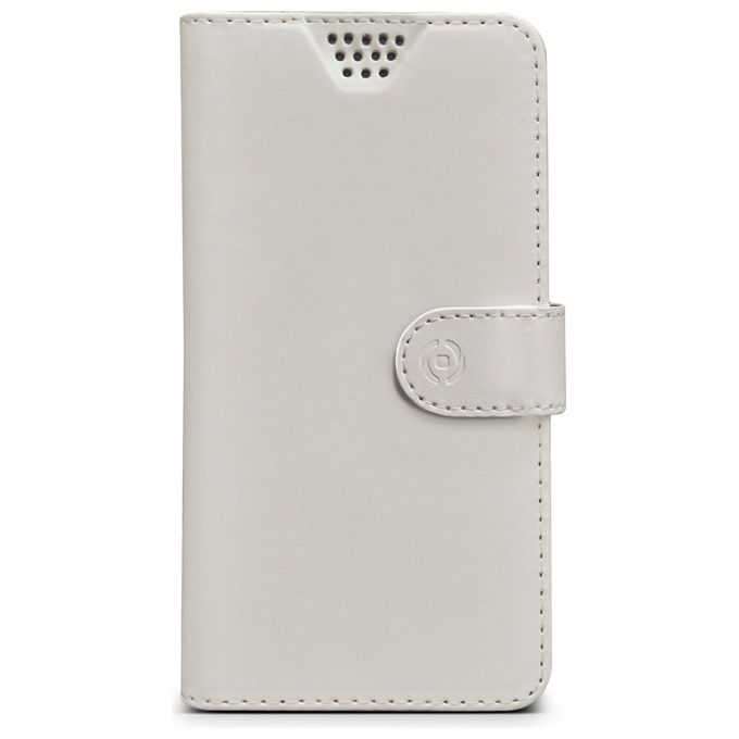 Celly WALLYUNIXXLWH Wally Unica Custodia a Libro Universale XXL per Smartphone 5.0'' a 5.7'' Ecopelle Chiusura Magnetica colore Bianco Celly WALLYUNIXXLWH Wally Unica Custodia a Libro Universale XXL per Smartphone 5.0'' a 5.7'' Ecopelle Chiusura Magnetica colore Bianco