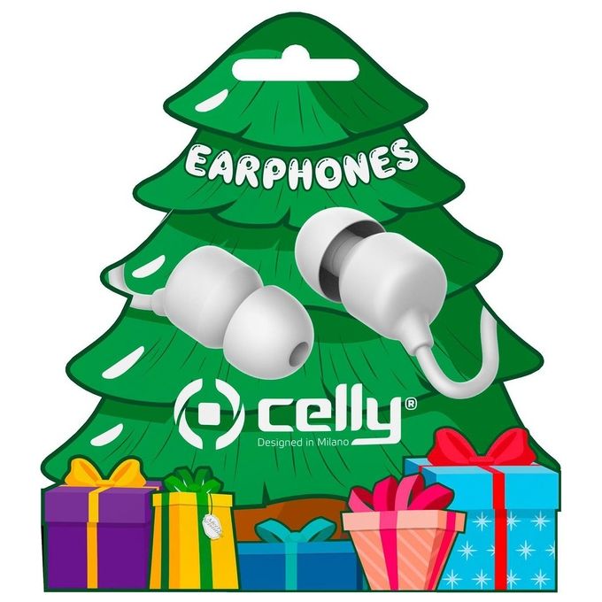 Celly Wired Earphone Xmas Tree Shape Celly Wired Earphone Xmas Tree Shape