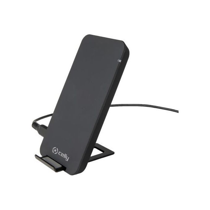 Celly WL Fast Stand Caricabatterie Wireless Qi Universale Nero