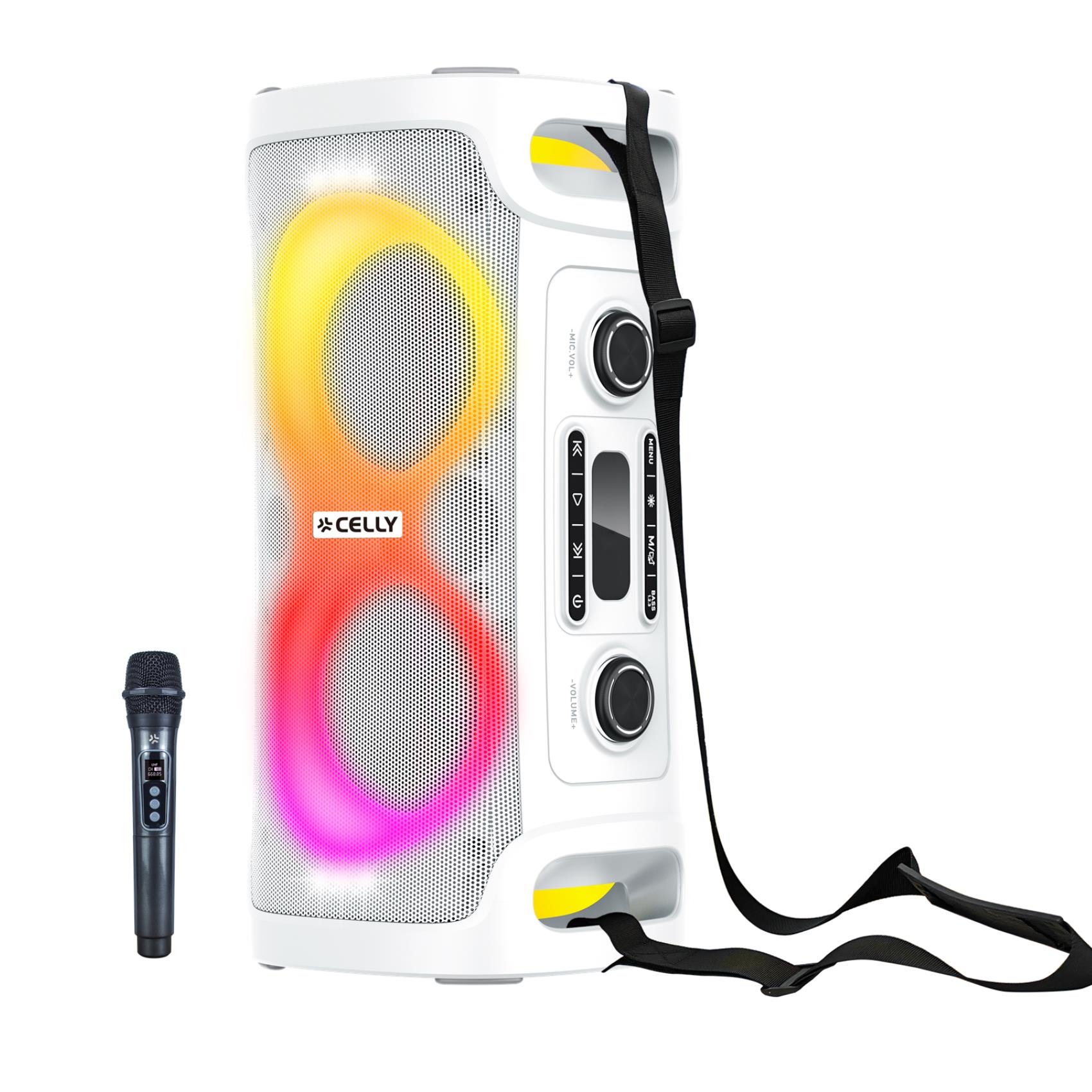 Celly Wrl Speaker 45 W Mic White BOOMBOX45WH