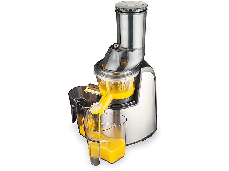 CENTRIFUGA MACOM PERFECT JUICE, Potenza 150 W, Rotazione massima 60 rpm, Recipiente succo da 1 l, velocità velocità, in - Acciao Spazzolato, GRIGIO E NERO
