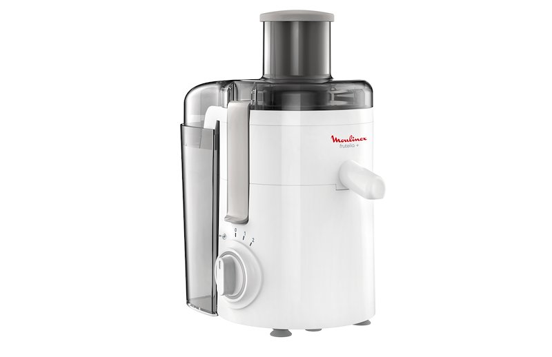 CENTRIFUGA MOULINEX JU3701, Potenza 350 W, 2 velocità velocità, in Plastica, Bianco/Pepe